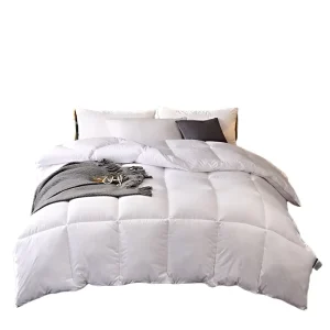 Luxury Organic Twin 4 Piece Eco Friendly Waterproof Comforter Set Polyester Filling Simple Design for Home Hotel Use Teal Color