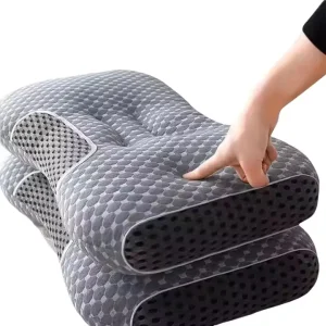 Luxury Orthopedic Cervical Neck Support Pillow SPA Massage Bed Pillows for Home Use Helps Improve Sleep Quality
