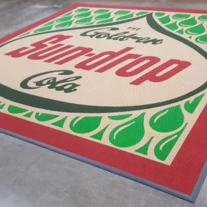 Luxury Outdoor Anti Slip Door Mat Carpet Custom Logo Floor Mats for Commercial Use Custom Jacquard Washable