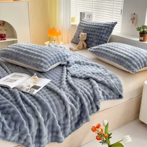 Luxury Plush Blanket for Office Naps Summer Air Conditioning Year Round Use on Sofas and Beds Soft Comfortable More Options