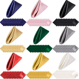 Luxury Polyester Fabric Dinner Napkin High Density Solid Color Napkin Cloth Wedding Decoration Supplies