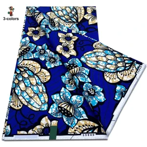 Luxury Print 100% Cotton Real Wax Cloth Fabric