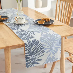 Luxury Printed Woven 100% Polyester Table Runner for Chinese New Year Party and Wedding Use