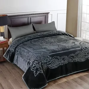 Luxury Quality Double Layer Raschel Mink Blanket 200*240 Spring Winter Bed Blanket