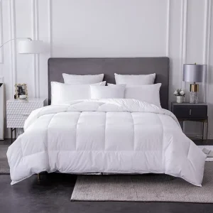 Luxury Quality Hotel 100% Cotton 233T Duvet Pillow Cushion Comforter Set a Grade Microfiber Filling