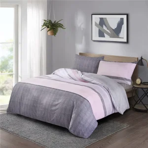 Luxury Quality Woven Home Bedding Set Printed Microfiber Polyester OEKO TEX Certified 200TC Thread Count