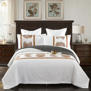 Luxury Queen Comforter Set 300TC 100% Cotton Bedding Set