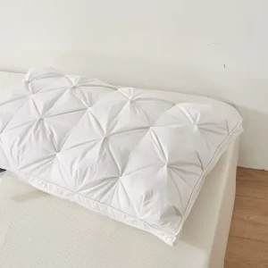 Luxury Rectangle Queen King Standard Size White Goose Feather Couple Pillows for Household Bedding International Hotel
