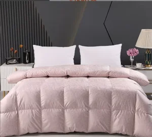 Luxury Royal Suite Jacquard Duvet Cover 95% White Goose Filling Breathable Eco Friendly Washable Handcrafted Classic