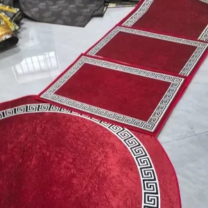 Luxury Shinning Velvet Area Rug Carpet Factory Anti slip Runner for Living Room Bed Room