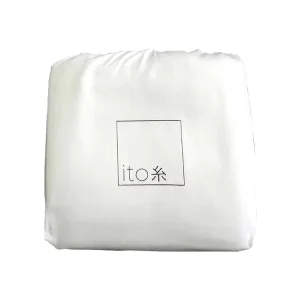 Luxury Simple Eco-Friendly 100% Bamboo Fabric Bedding Set with Fitted Sheet Flat Sheet 2 Pillowcases 300tc Thread Count White