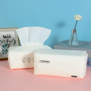 Luxury Single Ply Cotton Facial Tissues Hypoallergenic Home Office Tissue Paper for Americans Europeans