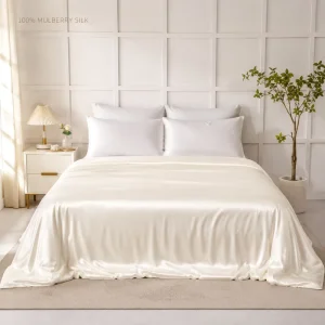 Luxury Skin Friendly 6A Grade OEKO TEX 100 Organic Mulberry Silk Duvet Cover