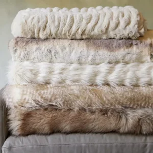 Luxury Sofa Throw Faux Fur