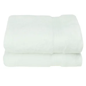 Luxury Soft 500g Cotton Bath Towel Quick Dry Hotel Quality Durable 2 Piece Pack for Spa and Laundry Direct From China Factory