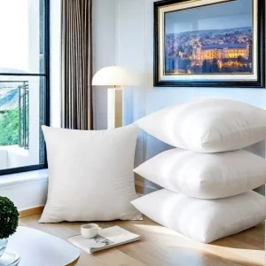 Luxury Soft Grey Duck Feather Throw Pillow Insert Decorative Pillow & Pillows Duck Feather Cushions for Sofa & Bed