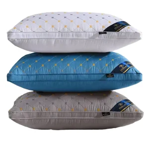 Luxury Soft Healthy Fast Delivery Fluffy 100% Polyester Customizable Pillows for Home Hotel Bed Modern Solid Style Comfortable