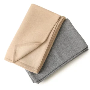 Luxury Soft Skin Friendly 100% Pure Cashmere Baby Blanket Custom Knitted Newborn Kids Bed Sofa Throw