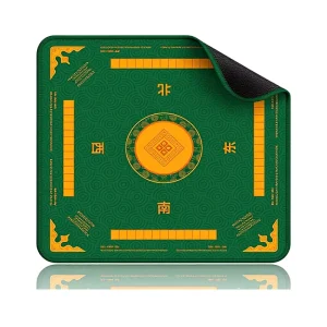Luxury Special Mat for American Mahjong Poker Waterproof Easy Wipe Non Slip Silent Multi Functional Natural Rubber Pad