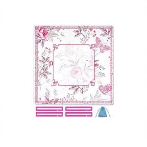Luxury Special Mat for American Mahjong & Poker Waterproof Easy Wipe Non Slip Silent Multi Functional Natural Rubber Pad