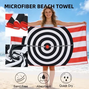 Luxury Summer Microfiber Beach Towel Digital Printed Sand-Free Beach Towel with Custom Logo