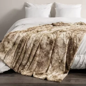 Luxury Super Soft Warm Washable Fluffy Fleece Faux Fur Plush Pet Bed Mat Pad Blanket for Dog Cat