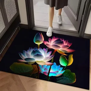 Luxury Textured Surface Diatom Mud Liquid Absorbing Anti Slip Washable Bathroom Mat