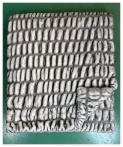 Luxury Tie Dye Spandex Rabbit Faux Fur Double Sided Blanket Ruched Minky Plush Weighted Thick Fluffy Huge Blanket for Winter