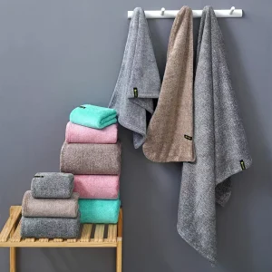 Luxury Towel Collection Hotel Grade Face Towels Stands & Terry Fabric Esthetician Coral Velvet Bath Towel