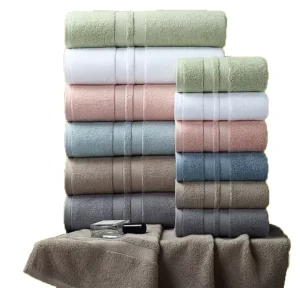 Luxury Towels Set Bath+ Face + Hand Towels 100% Egyptian Cotton White Bath Towel