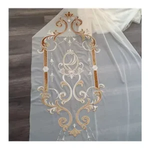 Luxury Turkish Embroidered Sheer Curtains