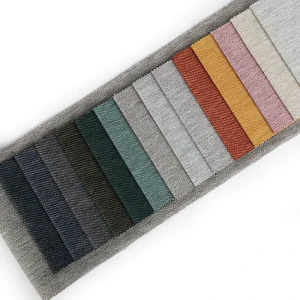 Luxury Upholstery Fabric for Sofa Woven 100% Polyester Breathable Shrink Resistant Tear Resistant Plain Dyed Medium Weight