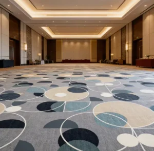 Luxury Villa Living Room Carpet Broadloom Nylon Cotton Backing Sound Absorbing Custom Design for High End Wholesaler