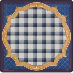 Luxury Vintage American Mahjong Mat for Game Room Stain-Resistant Wear-Resistant Absorbent Quick-Drying Non-Slip