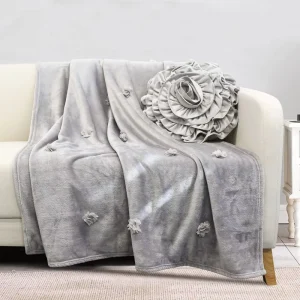 Luxury Vintage Knitted 100% Polyester Flannel Fleece Throw Blanket Super Soft Warm Home Decor Latest Design