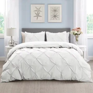 Luxury Washable Comforter Bedding Set with Pillowcases Three Piece Quilt Cover
