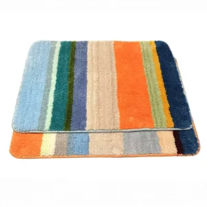 Luxury Water Absorbent Comfortable Shaggy Bath Rugs Rectangular Bathtub Anti slip Mat for Bathroom