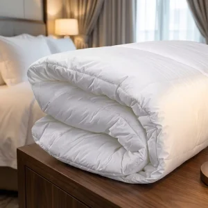 Luxury White Hotel Duvet Comforter High Quality Microfiber Quilt for Star Hotels & Hospitality