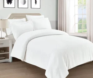 Luxury White King Size Winter Sheet Bedding Set for Hotel