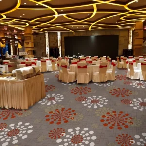 Luxury Wool Axminster Carpet Traditional Floral Pattern for Hotel Ballroom and Banquet Hall