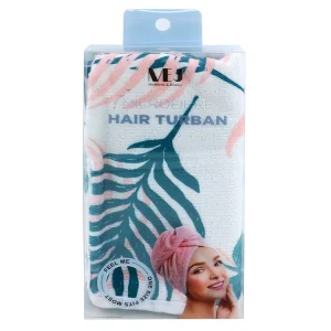 MEJ Super Absorbent Head Wrap Hair Drying Turban Microfiber Dry Hair Towel