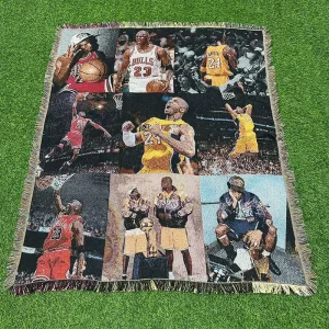 MOQ 1pc Quick Customization Woven Tapestry Blanket Custom Tapestry Blanket Hoodies