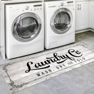 Machine Made 3D Printed Polyester Laundry Room Runners Rugs Home Decor Hallway Balcony Entrance Doormat Bathroom Anti Slip PET
