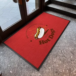 Machine Made Animal Print Low Pile Nylon Non Slip Customized Personalized Rug Flooring Doormats 1 Piece for Garage