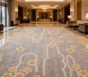 Machine Made Anti Slip Home Decorative Carpet Roll Wall to Wall Logo Carpet for Living Room and Car Washable and Pray Use