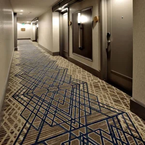 Machine Made Carpets Nylon Print Stock Hotel Axminster Moquette Wall to Wall Carpets