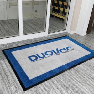 Machine Made Custom Printed Welcome Logo Door Mat Outdoor Logo Rugs for Office and Hotel