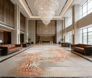 Machine Tufted Loop Pile Nylon Soundproof Carpet Tile Floor Tile with Acoustic Properties