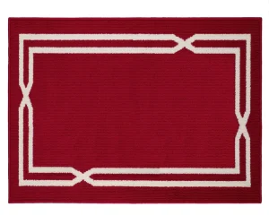 Machine Tufted Polypropylene Soft Runner Leaves Design Carpet Home Use Kitchen Living Room Door Mat