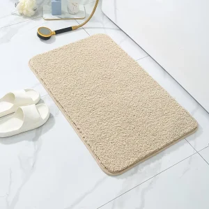 Machine Wash Quick Dry Bath Mats for Bathroom Floor Tub and Shower 16×24 Grey